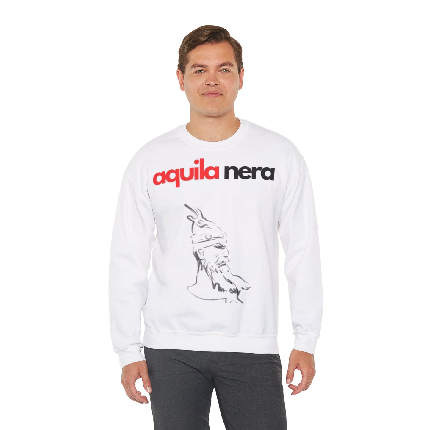 Aquila nera Sweatshirt white Unisex